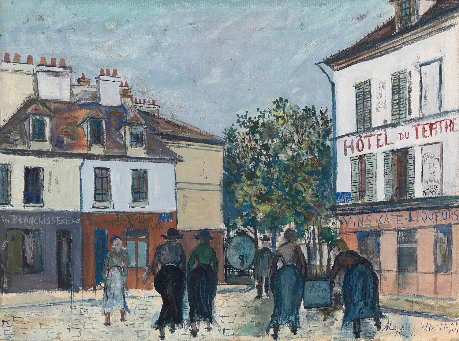 Place du Tertre à Montmartre, 1922